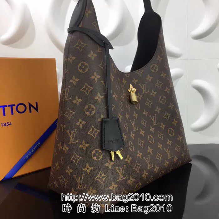 路易威登LV頂級原單頂級品質 M43547黑色經典HOBO FLEUR 手袋 YDH1646